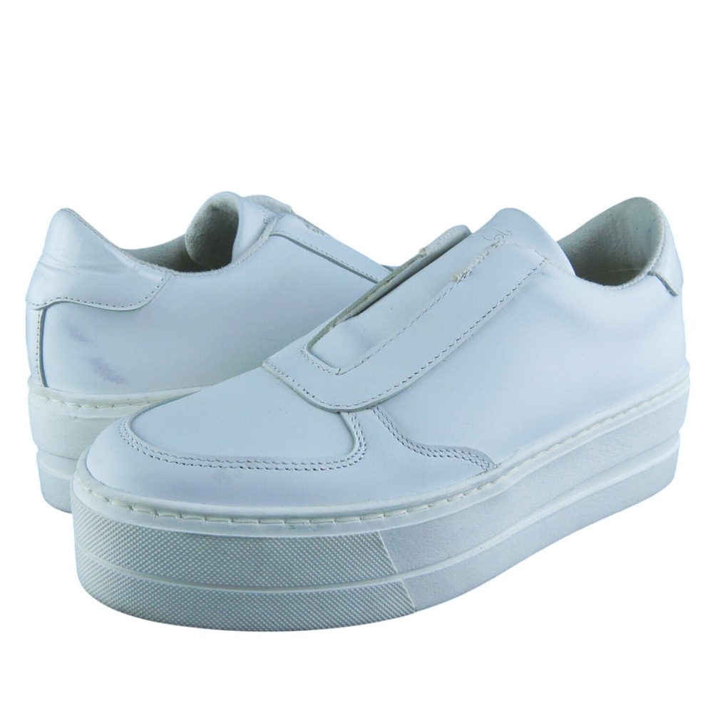 Bos. & Co. Women's Magali Sneaker‎ White Leather Size 36M Gently Used 2025